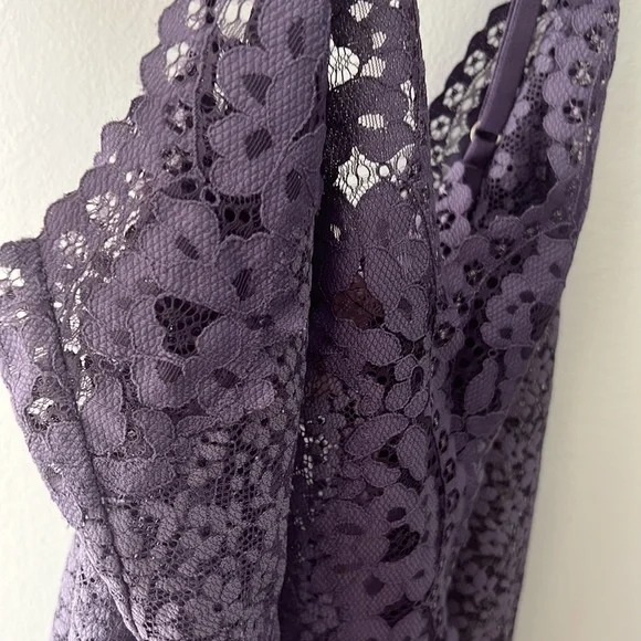 Victoria’s Secret purple lace romper - Picture 6 of 8